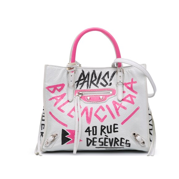 Balenciaga Handbags - Auth Balenciaga Mini Lambskin Graffiti #170097B95B